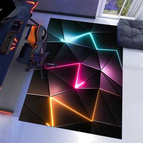 Matta Pojkrum 3D Gaming Mattor För Barn Tonåringar Pojke Flickor Pojkar Mattor Sovrum Vardagsrum Spelmatta Matta Rug Vardagsrum Badrum Kök Modernt (Färg 1,160 x 200 cm)