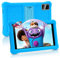 Tablette Enfants 7 Pouces Android 13 Tablette avec 8Go RAM 64Go ROM(TF 128Go), Applications Pré-Installé, Contrôle Parental, Bluetooth, WiFi, Tablette Tactile Éducative avec Kid-Proof Étui-Blue