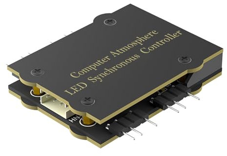 Ldabrye 5V 3PIN ARGB Fan Controller 5V Lighting Controller Computer Case Fan Atmospheres Light Synchronization Controller