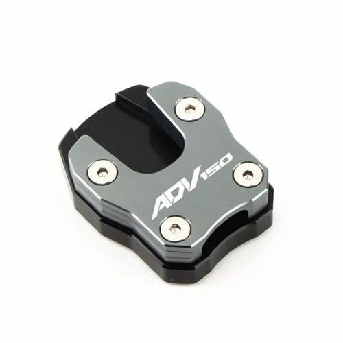 JSDHFQ Motorrad Neue CNC Aluminium Ständer Fuß Seite Verlängerung Pad Unterstützung Platte Vergrößern Stehen Für ADV150 ADV 150 2018 2019 2020 2021