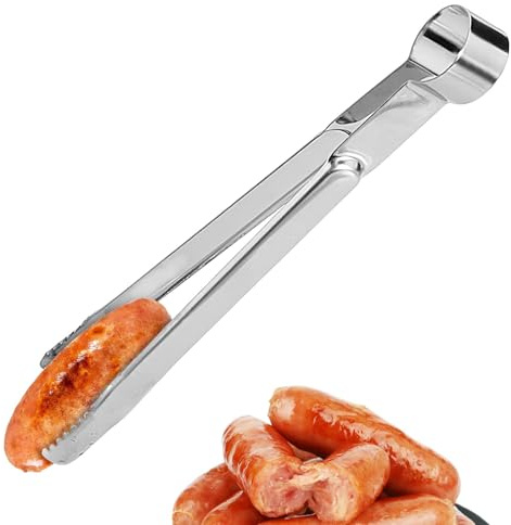 Chating Grill - pinces de cuisine, outils de barbecue | Accessoires de barbecue, pinces de barbecue en acier inoxydable avec poignée en bois, pinces barbecue non glissées pour une manipulation sûre, p