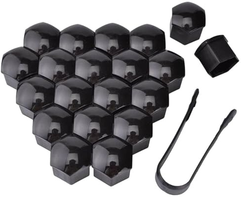 GNTHERF 20 Pezzi Copridadi Ruota, per Fiat Ducato 2006-2021 Copri Dado Esagonale per Pneumatici Tappi Protettivi Bulloni e Dadi Ruota,C 21mm