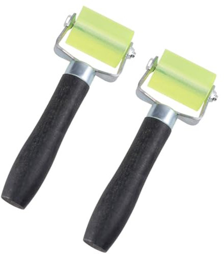 Tofficu 2pcs Seam Roller Wallpaper Application Rollers for Wallpapering Smoothing Seams Wallpaper