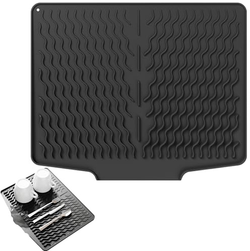 Esterilla para Secar Platos Protector para Encimera de Cocina