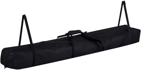 BUERPINKING 210x30x20cm Zeltstangentasche | Tragbare, Wasserabweisende Zeltgestänge-Tasche aus 600D Oxford-Tuch | Maßgeschneidert für Zeltstangen, Angelruten, Markisenrahmen