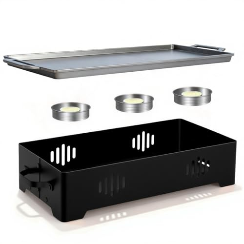 BillionFun BBQ Warmhalteplatte, Aluminium Grill Warmhalteplatte