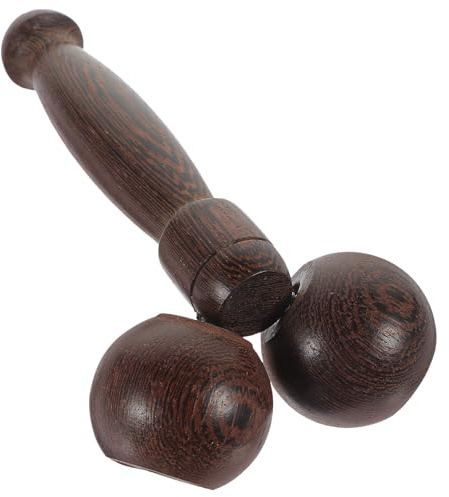 BELLIFFY Gesichtsroller mit Doppelrolle Ergonomischer Griff Manuelles Massagegerät für Gesicht Körper Hautpflege Tool für Nacken Schultern und Hände