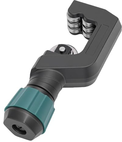 Ausla Cortatubos, Cortador de Tubos con Rotación de Cojinete Manual para Tubos de Cobre, Latón, Aluminio y PVC de 5/32 a 1 1/4 Pulgadas de Diámetro Exterior, con Hoja de Acero Aleado