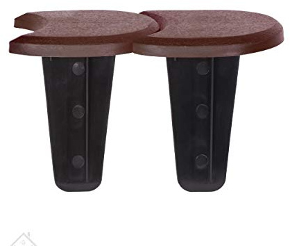 Palisade Rasenkante Garten Beetumrandung Beeteinfassung 3,8m IPAK2 3 Farben von rg-vertrieb (Braun)