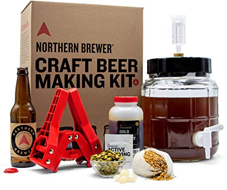Northern Brewer - Siphonless 1 Gallon Craft Beer Making Starter Kit, Equipment and Beer Recipe Kit (Kama Citra IPA)