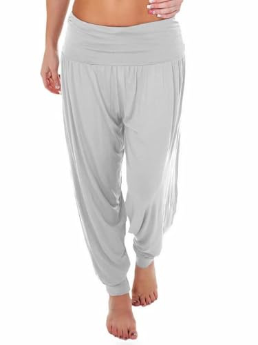 BODYWEAR LTD Damer trendiga harembyxor i plusstorlek damer full längd stretch vardagsbyxor