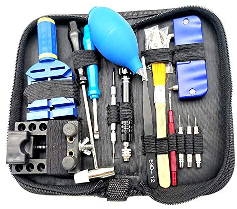 YGLONG Uhrenwerkzeug Watch Tools Professionelle Uhr Reparaturwerkzeug Watchmaker Tools Opener Für Uhren Fall Wrbe Remover Eröffnungsöffner Rücken Uhrmacherwerkzeug Set