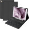 Clavier pour iPad 10.2 9th 2021/8th 2020/ 10.2 7th 2019/10.5/Air 3, Coque Clavier Wireless Bluetooth Français pour iPad Pro 10.5 Housse avec Stylet-Fente,Étui Clavier Amovible pour iPad (Black)