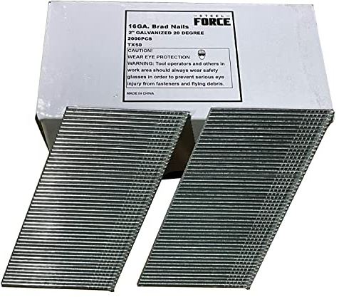 Steel Force TX50 16GA 20 Degree 2 Angle Finish Nails 2,000pc