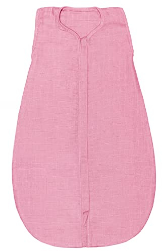 Fillikid Musslin Schlafsack Sommerschlafsack | Babyschlafsack ohne Ärmel | Kinderschlafsack ab 0 Monate | Leichter Schlafsack atmungsaktiv & pflegeleicht | Baby-Schlafsack TOG 0,5