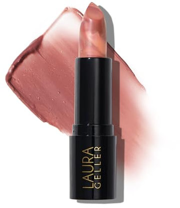 LAURA GELLER NEW YORK Italian Marble Sheer Lipstick - Al Fresco - Hydrating & Lightweight - Vitamin E & Caster Seed Oil - Cream Finish