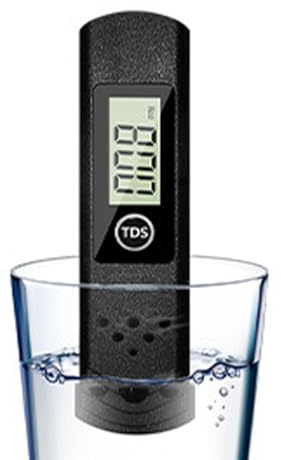 Wassertester Trinkwasser - Praktischer, präziser digitaler Poolwassertester Trinkwassertester - Tragbarer Hartwassertester Aquarium-Wassertester für Heimlabor im Freien