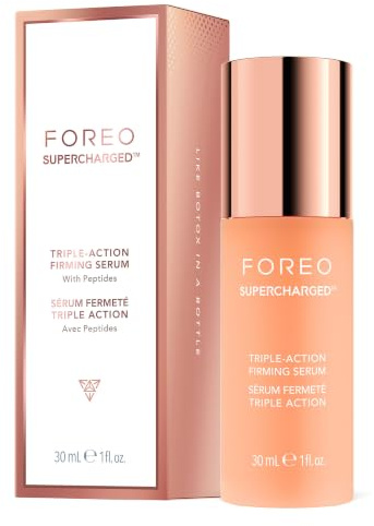 FOREO SUPERCHARGED Triple-Action Straffungsserum – Leitfähiges Gel | Gesichtsserum, Leitfähiges Gel, Hyaluronsäure, Squalan, Straffung, HPR-Retinol, Mikrostrom, Alle Hauttypen