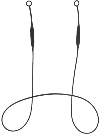 DOITOOL Earplugs Connector Soft Flexible Lanyard Anti-Drop Earplugs Strap Earplug Safety Cord Earbud Replacement Link