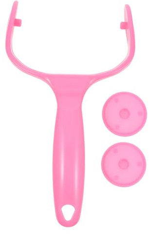 1 Satz Aufkleber Seitentaschen-Organizer hängender Organizer Handkette Ersatzgriff Ergonomischer Griff Zubehör für Fusselrollengriffe Ersatzteile für Fusselrollen Plastik Rosa Warmhm