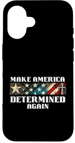 Macht Amerika wieder entschlossen USA Stars & Stripes Hülle für iPhone 16