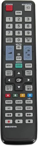 BN59-01014A Mando para Samsung LED LCD TV Compatible con Original Mando Samsung BN59-01014A-No Requiere programación