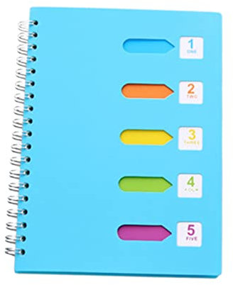 Sewroro Notizblock B5 Großer Farbe Spiralblock Dickes Notizbuch Seitlicher Spirale Flaches Papier Für Schule Tagebuch Journal Reise