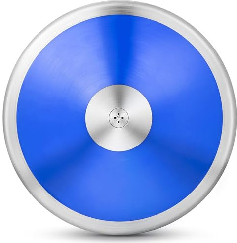 Wettarn 1,6 kg Sport-Trainingsdiskus für Herren und Damen, Diskus, Leichtathletik-Ausrüstung (blau)