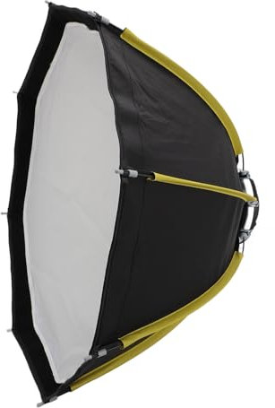19,7 Pouces 50 Cm Softbox Octogonale, Softbox Portable Pliant à Libération Rapide avec 2 Couches Diffusers Grid, Sac de Transport, pour Le Mont Bowens, pour la Photographie