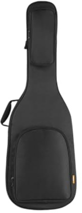 Fenteer E-Gitarrenkoffer, Akustikgitarrenkoffer, Gigbag mit Taschen, Organizer, Performance-Tasche, Polsterung, Rucksack für Konzertreisen