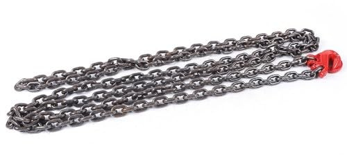 Kettengehänge Anschlagkette 1 Strang, 3m Länge, 2T Hebezeugkette Forstkette Kette für Kräne