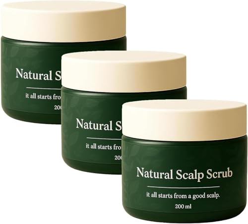 Naturlig hårbottenpeeling – djuprengörande och vårdande peeling behandling för hårbotten. Avlägsnar effektivt mjäll, lindrar klåda och mjällbildning, främjar hårtillväxt. (3 st)