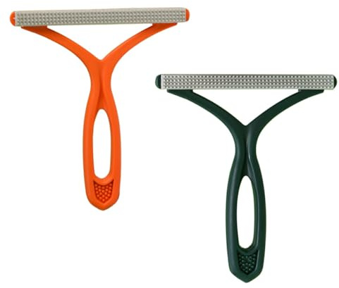 MUELODSIC Cepillo Absorbente de Pelo de Mascotas para Gatos y Perros, 2 Piezas, Fácil de Usar, Material Pp, Adecuado para Limpiar Sofás en Viajes al Aire Libre