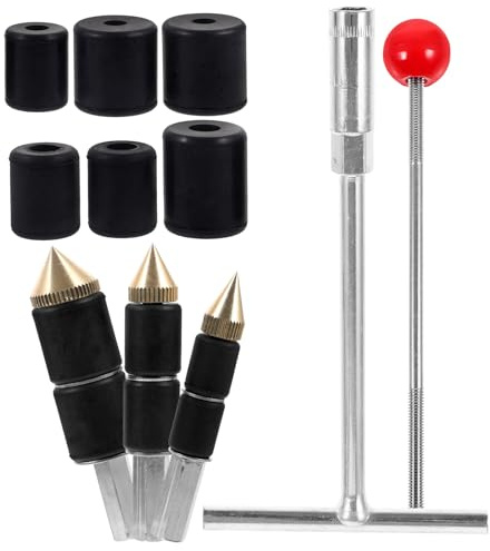 minkissy Set 3 Pezzi Aghi Termofusibili per Tubo Acqua 4/6/1” Chiave Inglese, Utensili Idraulici per Arresto Acqua, Strumento Fermo Perdite per Impianti Idraulici Domestici