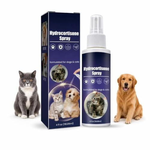MagiSel Husdjur hudvård spray, kattsårspray, hundskyddsprodukter, hudrengöring och vård, säkra ingredienser, lätt att använda, 118,56 ml
