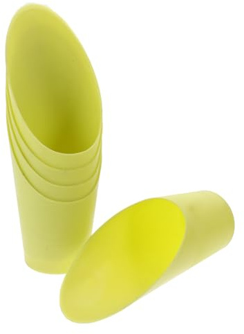UKCOCO Set 5 Pezzi Paletta per Bonsai in Plastica, Utensile da Giardino Facile da Pulire per Terra e Terriccio, per Lavori di Bonsai e Giardinaggio Colore Casuale