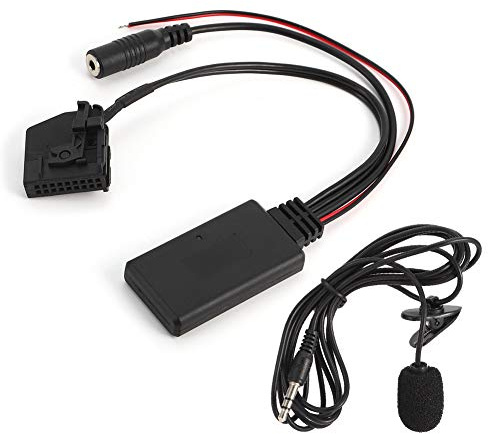 KIMISS Duokon 18Pin Bluetooth AUX Kabeladapter Automikrofon Passend für Comand 2.0 W211 W208 W168 W203
