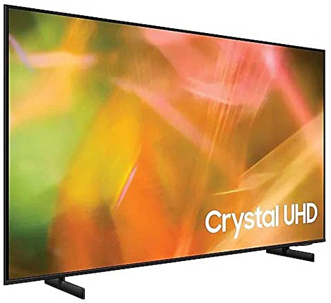 Samsung 4K UHD 2021 43AU8005- Smart TV de 43 con Resolución Crystal UHD, Procesador Crystal UHD, HDR10+, Motion Xcelerator, Contrast Enhancer y Alexa Integrada, Color Negro
