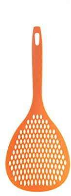 Cucchiaio a fessura, Cucchiaio per schiumarola Colino Cucchiaio Colino Cucchiaio per pasta Cucchiaio per spaghetti per cucinare(Arancia)