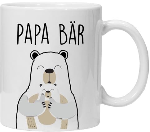 Kopp med ordspråk, pappa björn, julmugg roliga gåvor, kaffekopp, fars dag – fars dag gåva – födelsedag – bästa pappa-present – pappa-