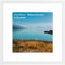 kollyseek Marco fotográfico 30x30cm MDF y vidrio acrílico marco blanco para colgar y fijar Sala de estar para colocar y colgar marco decorado blanco