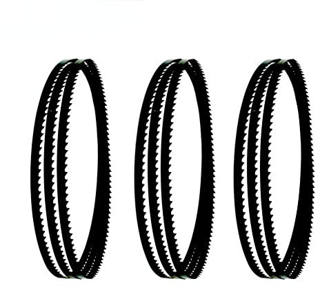 PNAJFUEL Bimetall-Bandsägeblatt, 3 Stück, Bandsägeblätter, 1400 X 6,35 X 0,35 Mm, 6 Tpi, Holzbearbeitungswerkzeuge, Zubehör, Holzschneiden/6 Tpi/Wood Cutting