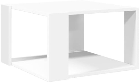 vidaXL Couchtisch Weiß 51,5 x 51,5 x 30 cm Holzwerkstoff