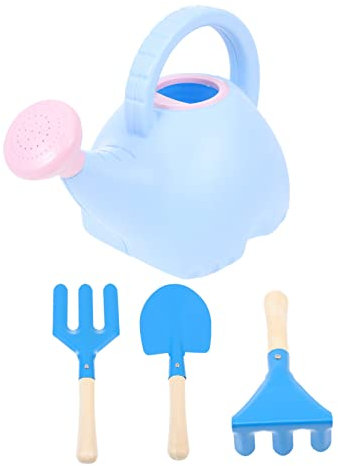 HEMOTON Kinderfreundliche Gießkanne Kinderwasserkanne Mini-gartengeräte Cartoon Graben Gartenspielzeug Kinder Gartenwerkzeug-Set