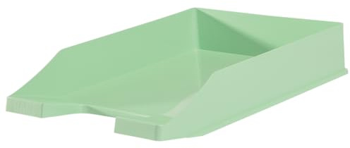 Briefablage klassisch/Basic für Format DIN A4 stapelbar, stabil (Minze, 10er Set)