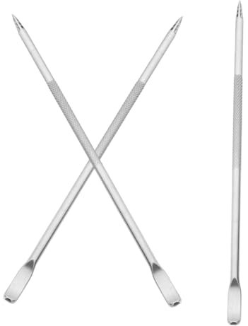 Healifty Penna per Latte Art in Acciaio Inossidabile Set 3 Aghi per Strumento Professionale per Cappuccino e Latte Decorazione per Bar e Casa