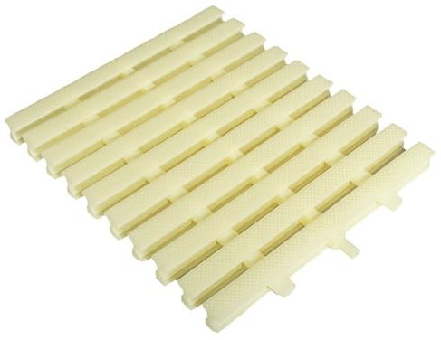 Above-Ground Swimming Pool Drainage Overflow Grate, 90° Angle Spliced Cover, 5-Pack 25x100CM, Ideal for Walkway & Balcony Showers, Prevents Clogs & Enhances Safety