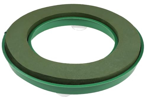 NUOBESTY Base Porta Fiori con Ventosa per Decorazione Auto Matrimonio Supporto Floreale Rinforzato Ecologico Piccola Base 30X30 CM per Composizioni Floreali su Podio e Riunioni