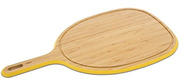 Pebbly NBA064 Planche à Poignée Bambou Beige 57 x 31 x 2 cm | 57 x 31 cm, Antibactérienne, Double Face, pour Découper et pour Servir, Poignée pour Suspendre et Ranger Facilement