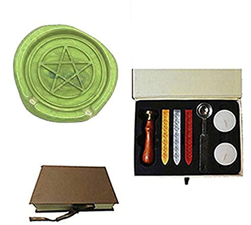 MNYR Vintage Stern Pentagramm 5 Sterne spitz Symbol Classic Comic Wax Siegelstempel Verzierung Party Evelope Hochzeit Einladung Geschenk Weinpaket tolle Wachssiegel Stempel Set